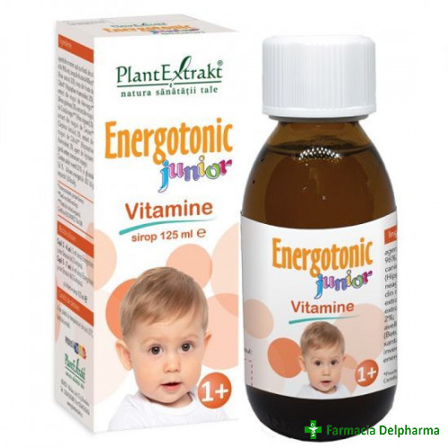 Energotonic Junior Vitamine sirop x 125 ml, PlantExtrakt