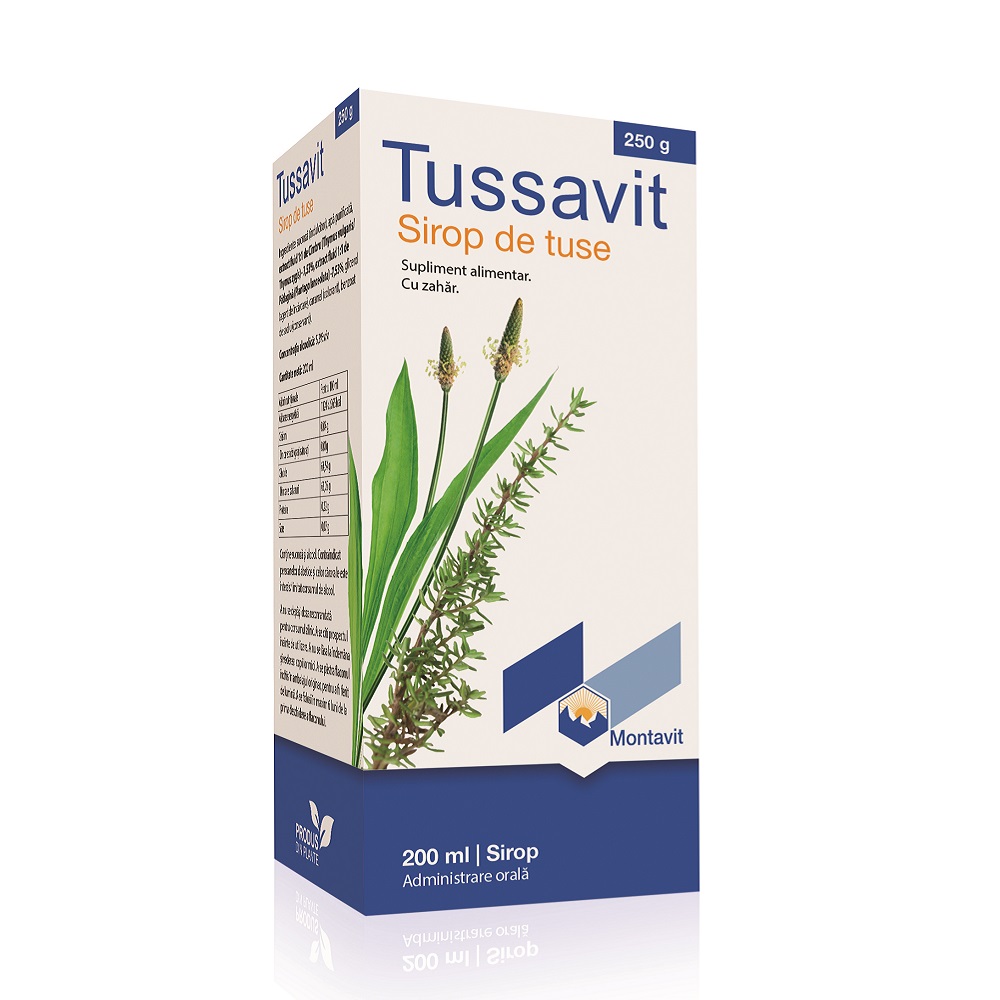 Sirop de tuse Tussavit x 200 ml, Montavit