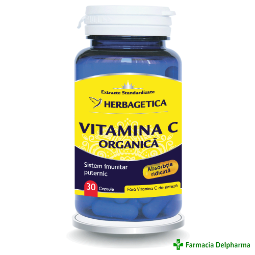 Vitamina C Organica x 30 caps., Herbagetica