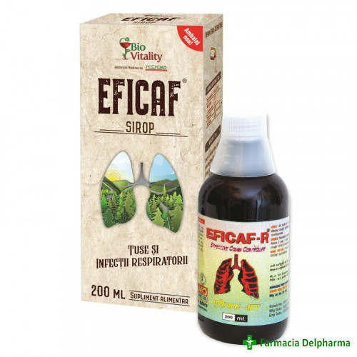 Eficaf sirop x 200 ml, Bio Vitality