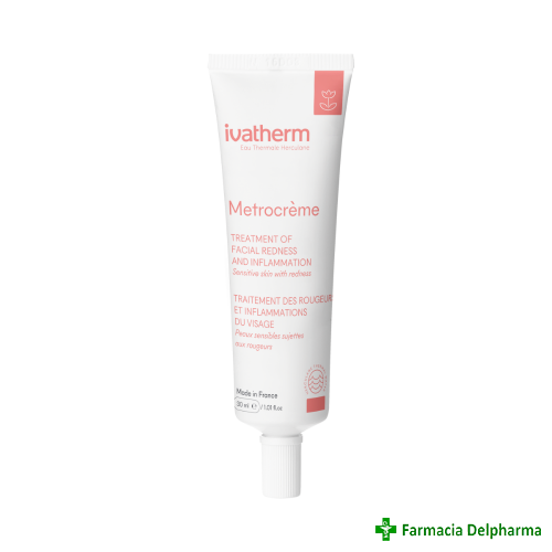 Crema Metrocreme tratamentul rosetei si inflamatiei fetei SPF 15 x 30 ml, Ivatherm