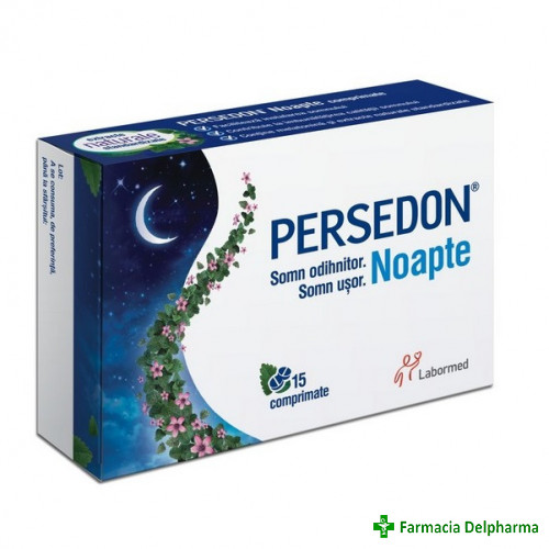 Persedon Noapte x 15 compr., Labormed