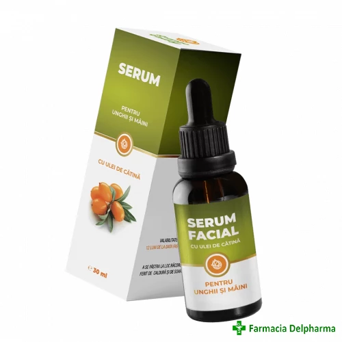 Serum pentru unghii si maini cu ulei de catina x 30 ml, Orange Valley