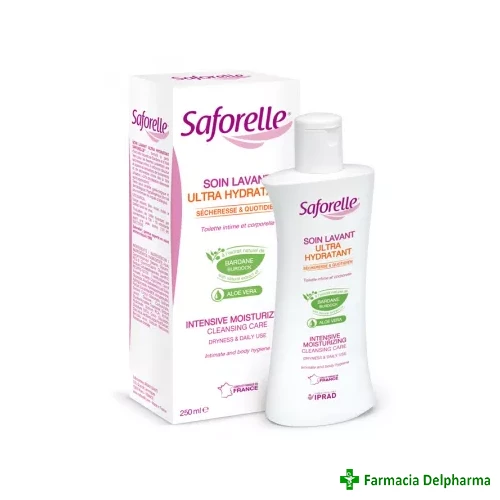 Gel igiena intima si corporala ultrahidratant x 250 ml, Saforelle