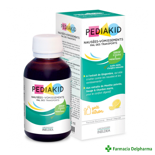 Pediakid Mal de Transports (rau de miscare) x 125 ml, Laboratoires Ineldea