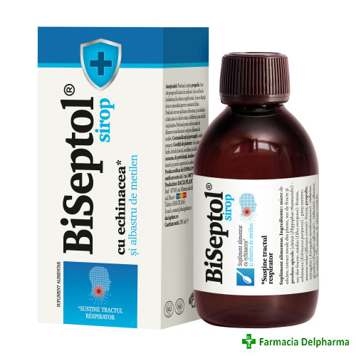 BiSeptol sirop x 100 ml, Dacia Plant