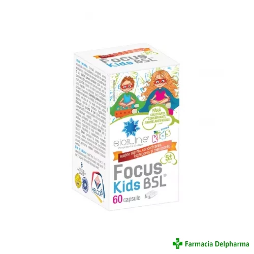 Focus Kids BSL x 60 caps., Helcor