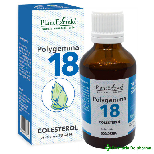 Polygemma 18 Colesterol x 50 ml, PlantExtrakt