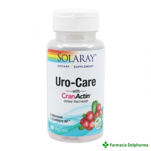 Uro-Care with CranActin Solaray x 30 caps., Secom