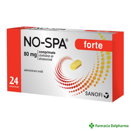 No-Spa Forte 80 mg x 24 compr., Sanofi