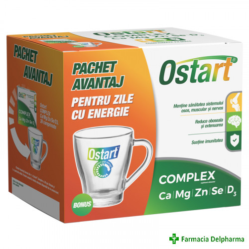 Ostart Complex x 30 compr. + cana Ostart cadou, Fiterman