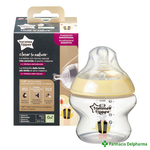 Biberon Closer to Nature 0 luni+ x 150 ml TT0014, Tommee Tippee