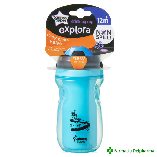 Cana Explora izoterma 12luni+ Albastru x 260 ml TT0079-2-ALBASTRU, Tommee Tippee