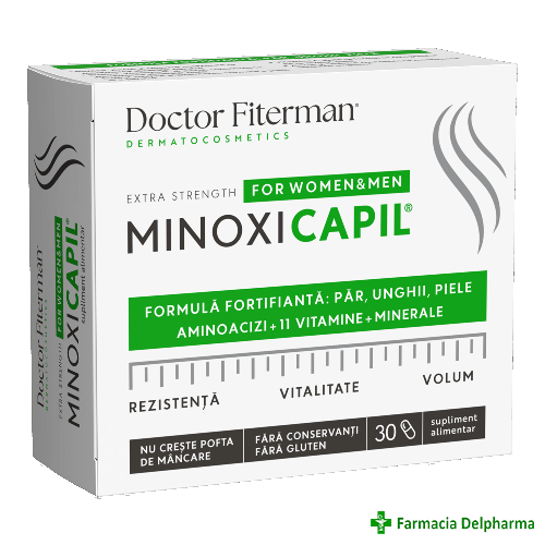 Minoxicapil for Women & Men x 30 caps., Doctor Fiterman