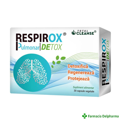 Respirox Pulmonar Detox Total Cleanse x 30 caps., Cosmopharm