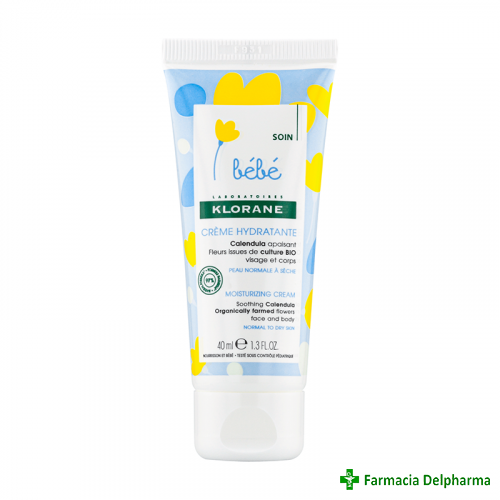 Crema hidratanta pentru fata si corp Klorane Bebe x 40 ml, Pierre Fabre