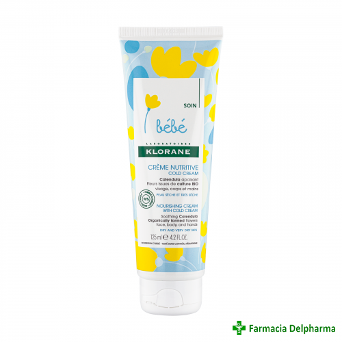 Crema nutritiva Cold Cream Klorane Bebe x 125 ml, Pierre Fabre