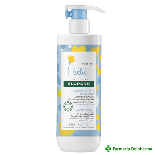 Lapte hidratant Klorane Bebe x 500 ml, Pierre Fabre