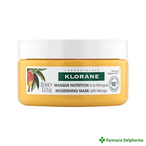 Masca nutritiva cu extract mango Klorane x 150 ml, Pierre Fabre