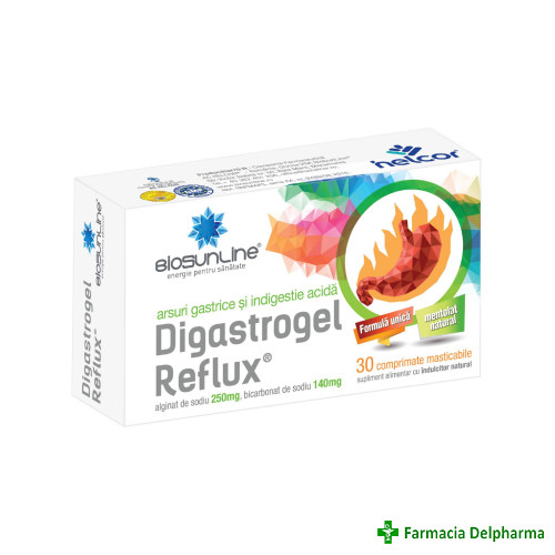Digastrogel Reflux x 30 compr., Helcor
