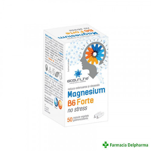 Magnesium B6 Forte no stress x 50 caps., Helcor