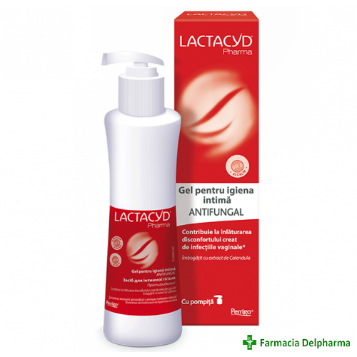 Gel igiena intima Antifungal Lactacyd x 250 ml, Perrigo