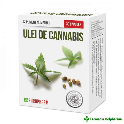Ulei de Cannabis x 30 caps., Parapharm
