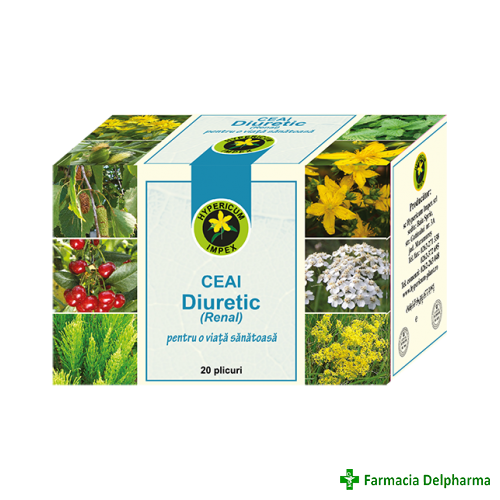 Ceai Diuretic x 20 plicuri, Hypericum