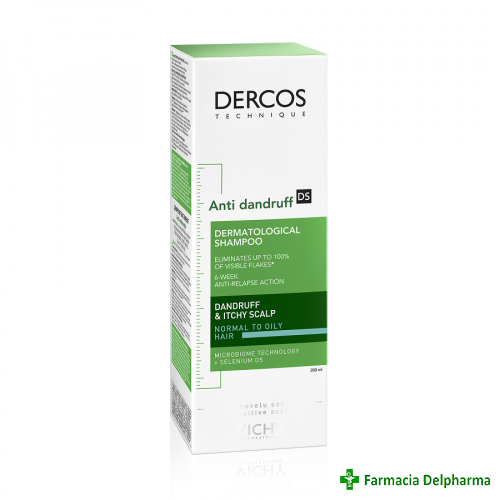 Sampon antimatreata par normal-gras Dercos x 200 ml, Vichy