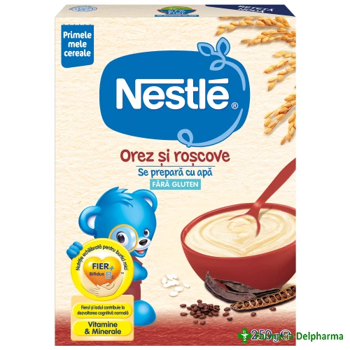 Cereale Orez si Roscove x 250 g, Nestle