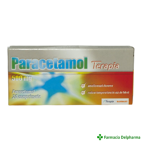 Paracetamol 500 mg x 20 compr., Terapia
