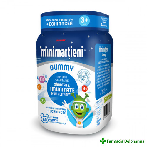 Minimartieni Gummy cu Echinacea jeleuri x 60 buc., Walmark