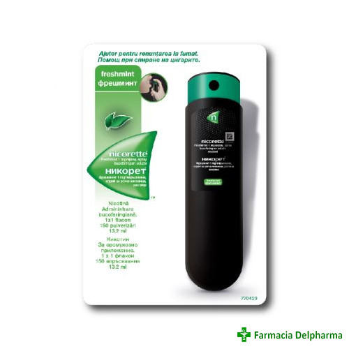 Nicorette Freshmint spray 1 mg x 13,2 ml, McNeil