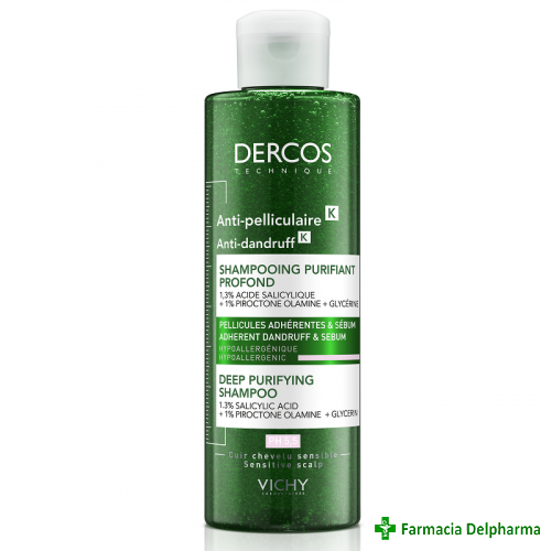 Dercos sampon antimatreata purificator x 250 ml (ean: 6459)