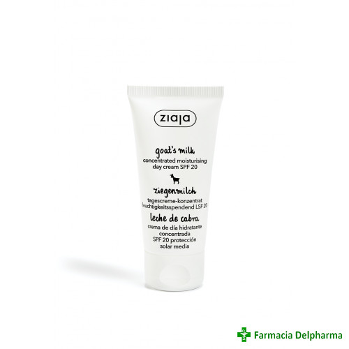 Crema hidratanta cu lapte de capra SPF20 (Goat's Milk) x 50 ml, Ziaja