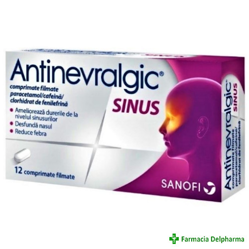 Antinevralgic Sinus x 12 compr., Sanofi