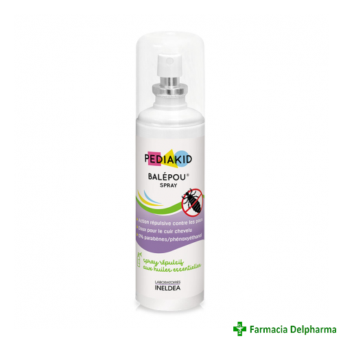 Pediakid Balepou spray pentru paduchi x 100 ml, Laboratoires Ineldea