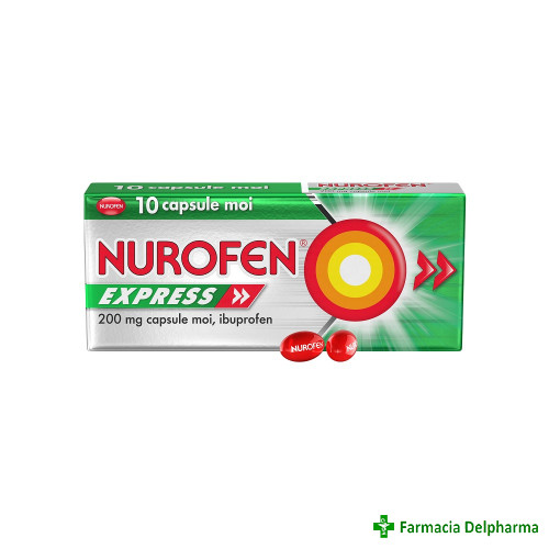 Nurofen Express 200 mg x 10 caps. moi, Reckitt