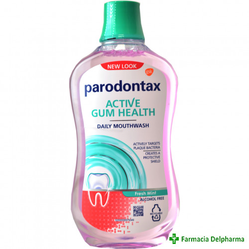 Apa de gura Parodontax Active Gum Health Fresh Mint x 500 ml, GSK