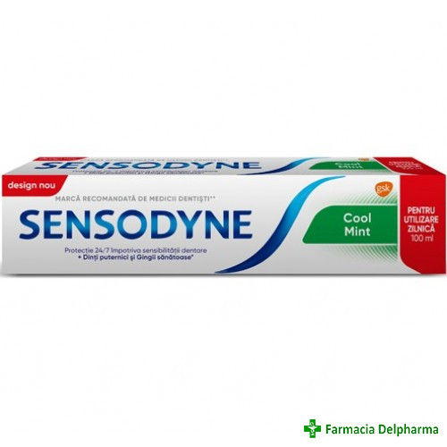 Pasta de dinti Sensodyne Cool Mint x 100 ml, GSK