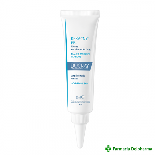 Keracnyl PP+ Crema calmanta anti-imperfectiuni pentru ten acneic Ducray x 30 ml, Pierre Fabre