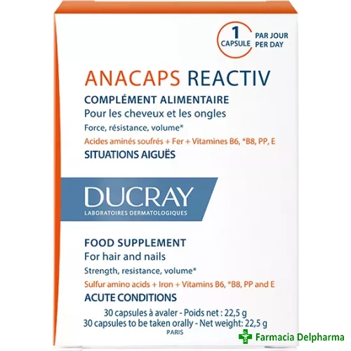 Anacaps Reactiv Ducray x 30 caps., Pierre Fabre