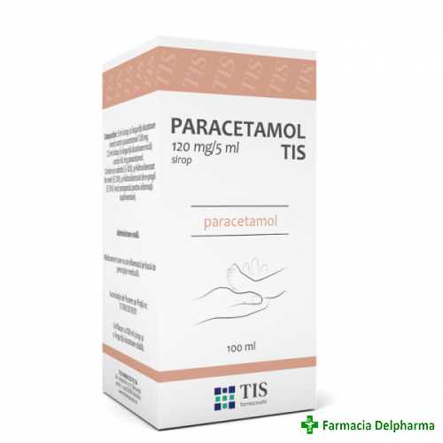 Paracetamol Tis 120 mg/5ml x 100 ml, Tis Farmaceutic
