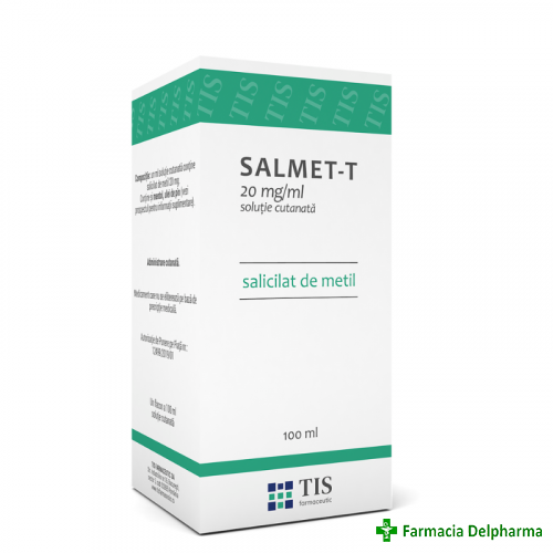 Salmet-T solutie cutanata 20mg/ml x 100 ml, Tis Farmaceutic