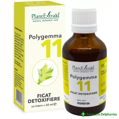 Polygemma 11 Ficat Detoxifiere x 50 ml, PlantExtrakt