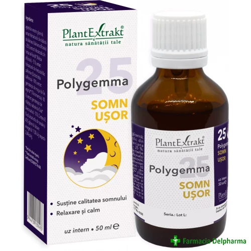 Polygemma 25 Somn Usor x 50 ml, PlantExtrakt