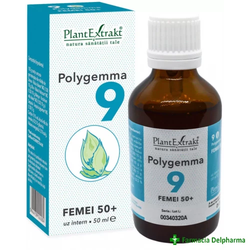 Polygemma 9 Femei 50+ x 50 ml, PlantExtrakt