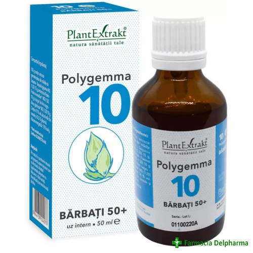 Polygemma 10 Barbati 50+ x 50 ml, PlantExtrakt