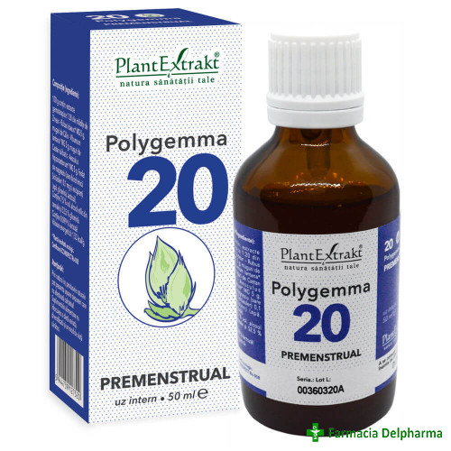 Polygemma 20 Premenstrual x 50 ml, PlantExtrakt