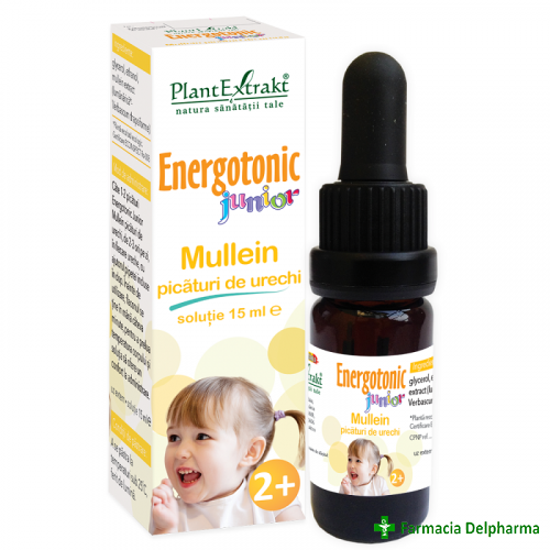 Energotonic Junior picaturi pentru urechi x 15 ml, PlantExtrakt